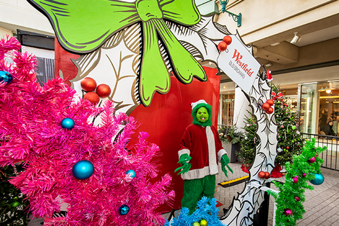 The Grinch Holiday Pop-Up Activation at Westfield, Inspiration, Design