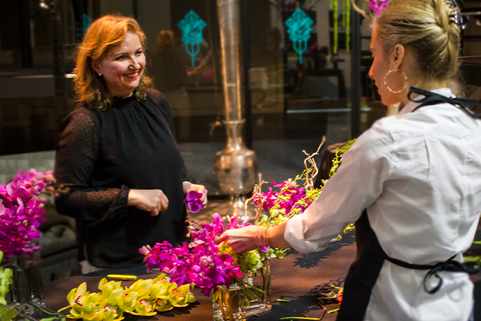 Florist For A Day classes at The Peninsula lead by Lala Rojas