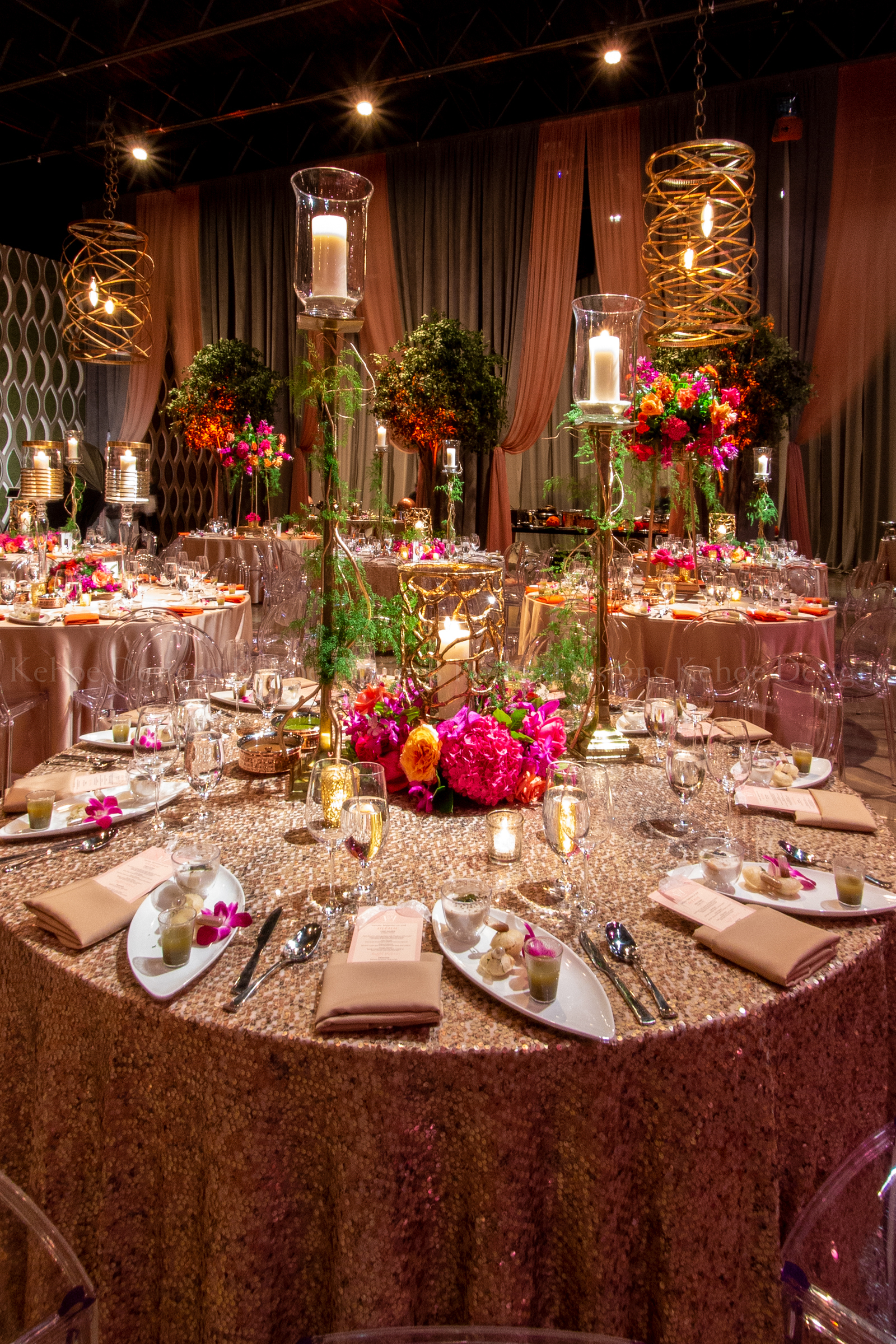 Kehoe Designs, The Geraghty, BlackOak Technical Productions, Luxury Wedding, Tropical Opulence, Indian Wedding, South Asian Wedding, South Asian Bride, Mandaps, Chicago Wedding Venue, Luxury Venue, Wedding, Bride and Groom, Colorful Wedding, 2020 Wedding Trends