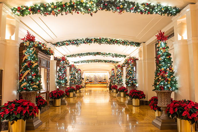 The Peninsula Chicago, Hotel Magic, KEHOE DESIGNS, Tree, Photo Op, Ice Skating Rink, Downtown, Luxury, Event Design